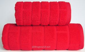 Ręcznik Brick 70/140 Czerwony